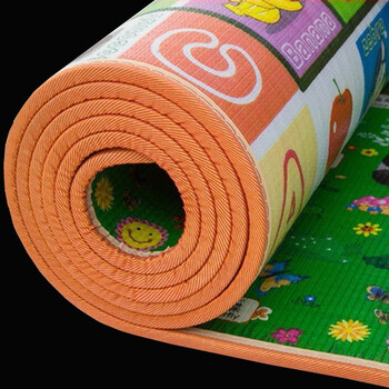 婴儿爬行垫双面加厚宝宝爬爬垫儿童游戏垫子防水卧室客厅地垫整张 动物乐园+海洋X 200*180*1.0cm