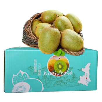 梦芷猕猴桃奇异果 陕西绿心徐香猕猴桃 鲜甜多汁 新鲜徐香猕猴桃 24枚.60-80g