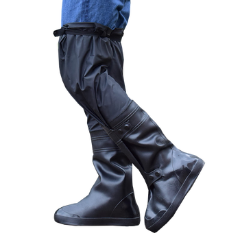 劳保雨鞋防雨套男防水雨靴套加厚防滑下水裤高筒胶鞋