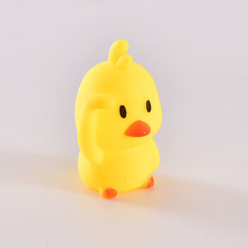 婴儿童宝宝捏捏叫小黄鸭迷你玩具泳圈网红环保无毒宝宝戏水玩具5只