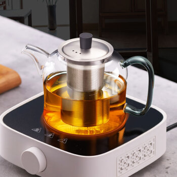 友客（YOUKE）茶壶玻璃茶具750ml 大容量过滤煮茶器办公养生泡茶壶 家用加厚耐热玻璃壶 G395
