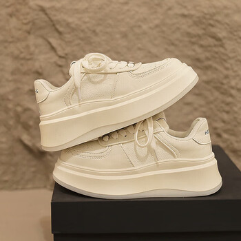 百丽belle运动鞋女2023年夏季新款时尚百搭厚底增高松糕鞋休闲鞋女