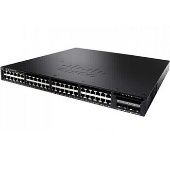 思科(cisco)ws-c3650-48tq-e 48口企业级万兆上联交换机 48口千兆
