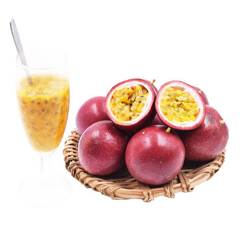 亿荟源云南水果白香果紫色甜蜜百香果紫皮百香果酸甜风味新鲜水果5斤