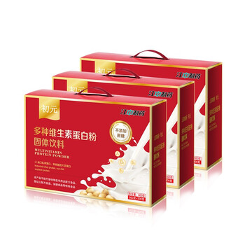 一盒800克礼盒 初元维生素蛋白粉3盒