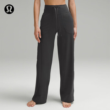 lululemon丨Throwback Still 女士运动长裤 LW5FX9A 石墨灰 XXL