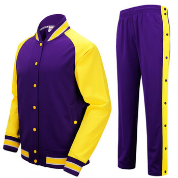 湘北球衣外套篮球出场服长袖套装全开扣裤子男大码卫衣定制团购篮球