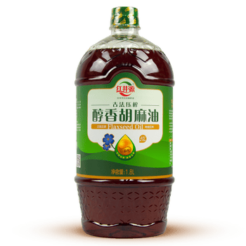 红井源(linseed oil)压榨醇香胡麻油1.8l月子餐用油食用油内蒙古特产