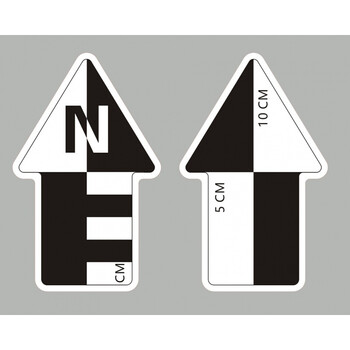 泰裕莱文物考古比例尺器物摄影拍照31040厘米指北针摄影参照比例尺10