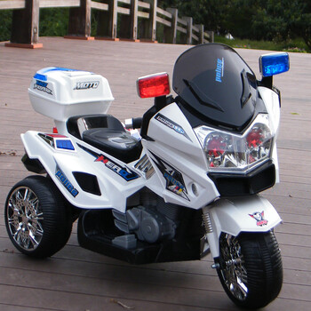 润华年大号儿童电动摩托车可坐人3-6岁儿童电动摩托车三轮车男女小孩