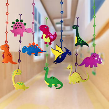 环创布置装饰吊饰教室走廊环境创意空中天花板挂饰挂件恐龙混搭一套10