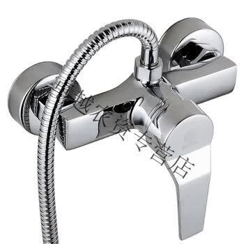 龙头浴室开关卫生间家用全铜花洒暗装热水器混水阀 【铜体】上出水