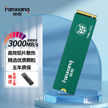 梵想（FANXIANG） SSD固态硬盘 M.2接口(NVMe协议)  S500系列 优质精选颗粒 S500Q 精选QLC颗粒 1T