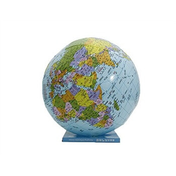 54cm悬挂式中英文充气地球仪