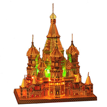 拼酷3d立体拼图拼插模型建筑巴黎圣母院拼装模型益智玩具大人diy手工