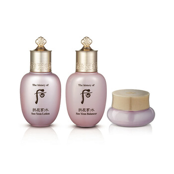 PLUS会员：120.92元含税包邮   WHOO后 拱辰享 水研中样三件套装（水妍水20ml+水妍乳20ml+水妍霜4ml） *3件