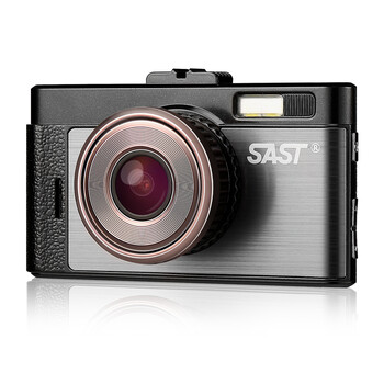 先科sast v8行车记录仪 高清1080重力感应移动侦测超广角 酷睿黑官方