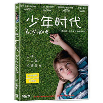 少年时代boyhood Dvd 美国版的致青春历经12年的拍摄电影 京东jd Com