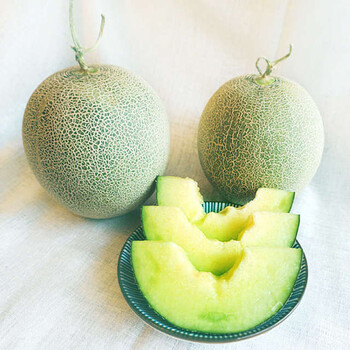 汇利 海南玫珑蜜瓜 网纹瓜 2个装 约2.5kg