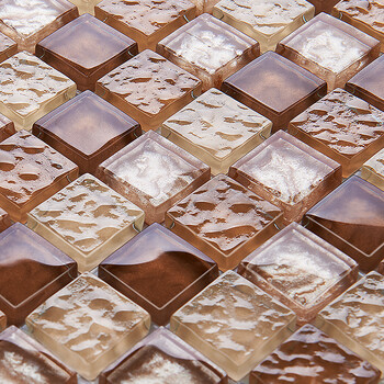 siis赛莱雅水晶玻璃马赛克拼花地中海风格客厅电视柜背景墙瓷砖贴