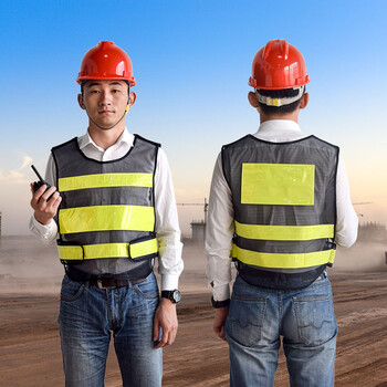 定制2021年交规反光背心衣反光马甲外套环卫安全交通警示荧光施工作业