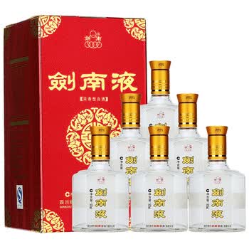 剑南春【整箱】剑南春 剑南液精制 浓香型白酒 52度500ml*6瓶(内含3支