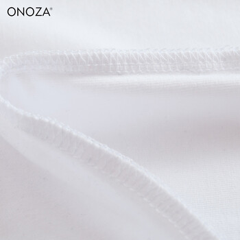 ONOZA2016新款女装夏季T恤女夏短袖 驯鹿简约印花圆领修身薄款t桖学生潮 白色 L