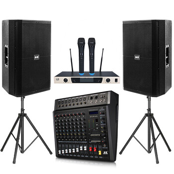 仙笛单15吋演出婚庆全频发烧无源专业音箱 大型大功率舞台音响套装 单