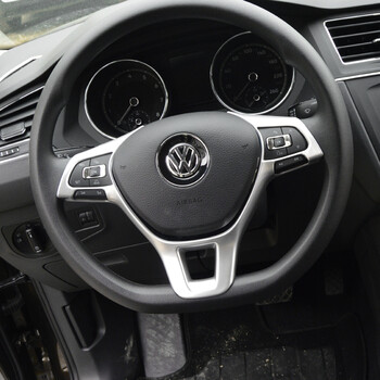 大众2017款全新途观l方向盘亮片 方向盘装饰亮条贴内饰改装专用 abs