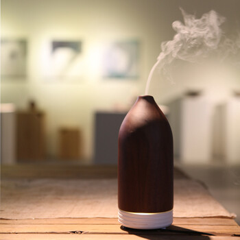 HG生活汇胡桃木家用办公香薰机加湿器 创意家居新年礼物