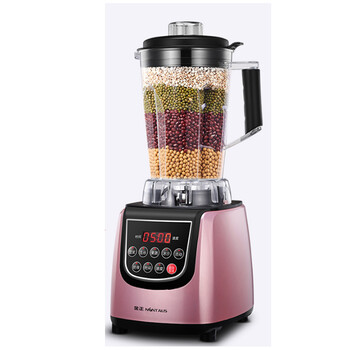 破壁料理机家用加热多功能全自动豆浆辅食养生 粉红色