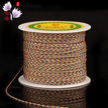 五色线金刚绳结手链五彩绳佛珠线藏式佛教串珠线手绳项链绳 款式五