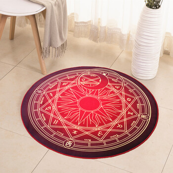 月亮版红色魔法阵 圆形直径80cm