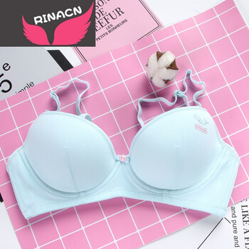 rinacn品牌内衣高中学生女生内衣文胸套装少女18-25岁调整型聚拢定型