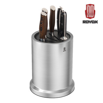 
                                        莱德斯（ROYDX） 艾尔莎不锈钢刀具六件套装厨房套刀切菜刀切片刀多用刀厨刀磨刀棒 菜刀 不锈钢刀具                