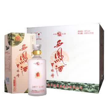 【整箱6瓶】45度西凤白酒 军旅情 500ml*6瓶 凤香型精品