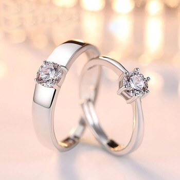 爱情公寓韩国时尚男女婚戒 ql024情侣一对一心一意