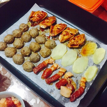 御壶堂 烘焙油纸烧烤纸烤肉纸 吸油纸锡纸烤箱烤盘用纸长方形吸油纸