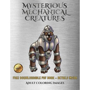 预订 adult coloring images (mysterious mechanical.