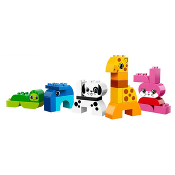 lego乐高儿童益智拼装积木拼插玩具得宝经典创意系列 大颗粒动物组