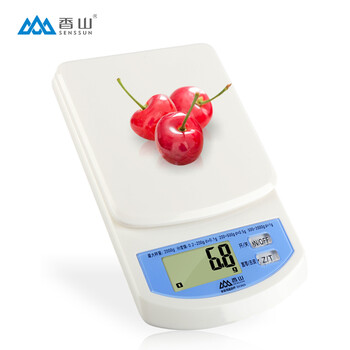 
                                        
                                                            香山 EK3820 高精度电子厨房称烘焙秤 膳食秤（白色）                