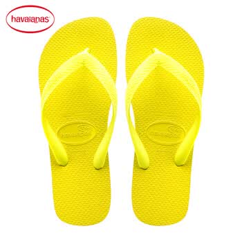 夏日的味道：havaianas 哈瓦那 TOP系列柠檬黄人字拖