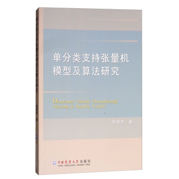 单分类支持张量机模型及算法研究