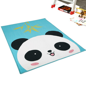 艾丽卡尔（ali.carr）儿童爬行客厅卧室地毯地垫100cm*130cm 大熊猫宝贝 1300x1000
