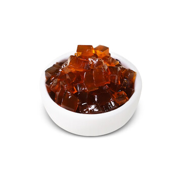 黑糖水晶冻 奶茶专用原料 黑糖水晶果黑钻 金钻2.5kg