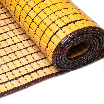 馨正凉席竹席碳化麻将凉席子1.5米1.8米 碳化金经典款 1.5m(5英尺)床