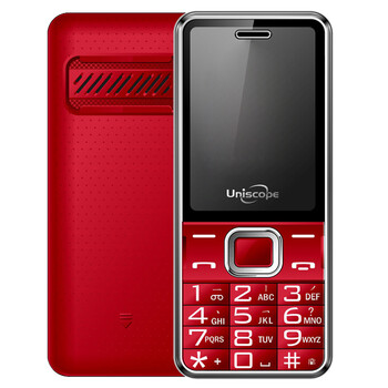 优思（Uniscope）US68A  电信2G老人手机 红色