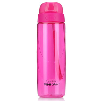 
                                        品家家品运动水壶 户外便携水壶(600ml)大容量水杯耐摔直饮水壶PJ-734 粉色                