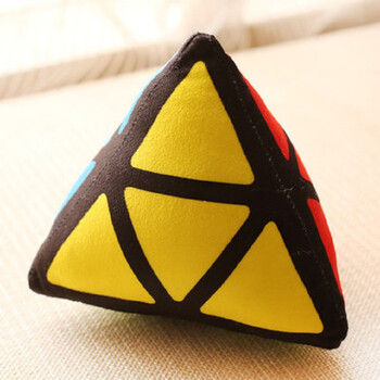 卡通方块三角形正方形魔方 儿童玩偶布娃娃抱枕靠垫定制 小三角-- 