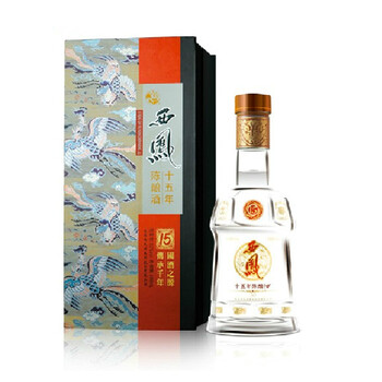 【整箱6瓶】52度白酒西凤酒十五年陈酿(15年)500mlx6瓶